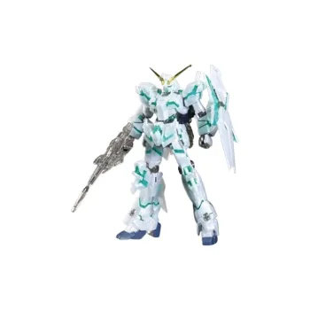 BANDAI Unicorn Gundam Unit 1 HGUC 1/144 Mobile Suit Gundam Unicorn, Resonance Mode Model Kits Pearl Edition