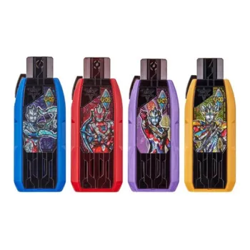 BANDAI Ultraman Trigger DX Zeta, Alpha, Beta, Gamma, Delta, Key To Transcend Set Assembled Models