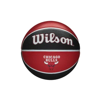 Wilson x NBA Rubber Basketball Black Red Size 7 Training Unisex