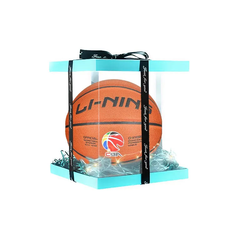 LiNing CBA Collection LBQK857 1 PU Basketball Brown Size 7 Training Unisex-7