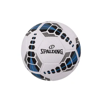 SPALDING Competition Balls Size 5 Soccer PU Hand Stitched Soccer Ball Unisex White Blue Black