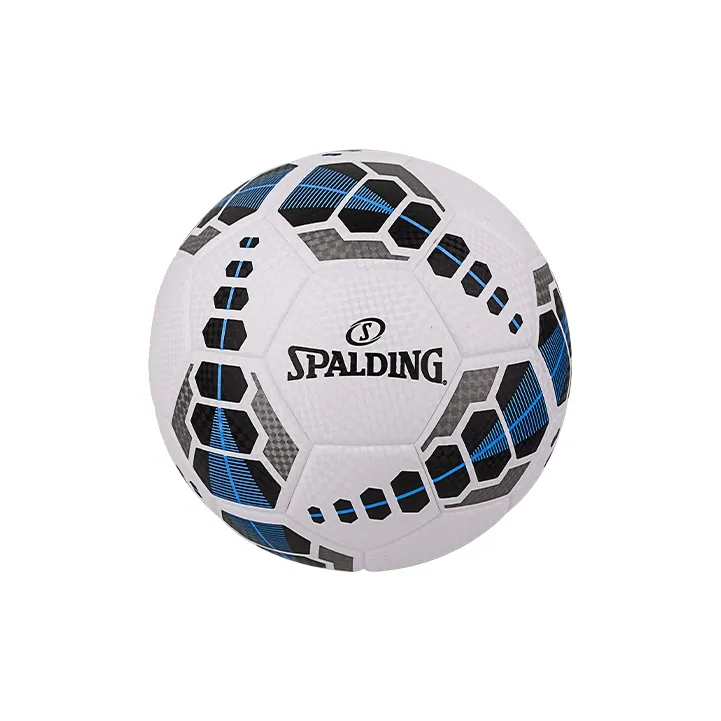 SPALDING Competition Balls Size 5 Soccer PU Hand Stitched Soccer Ball Unisex White Blue Black-1