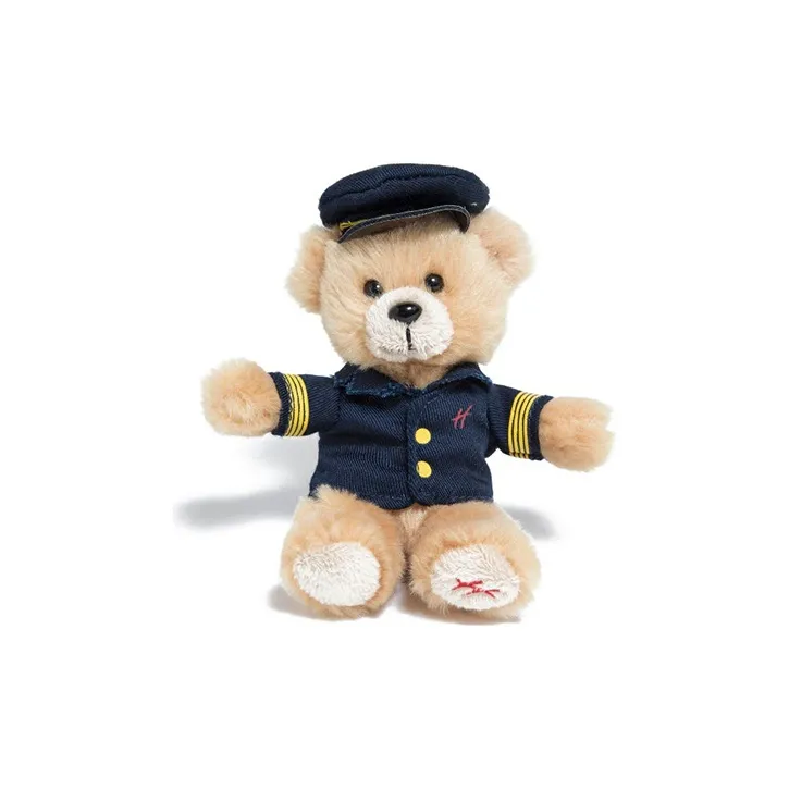 Hamleys Animal Teddy Bear Keychain British Style Dolls Plush Doll 13cm High-16