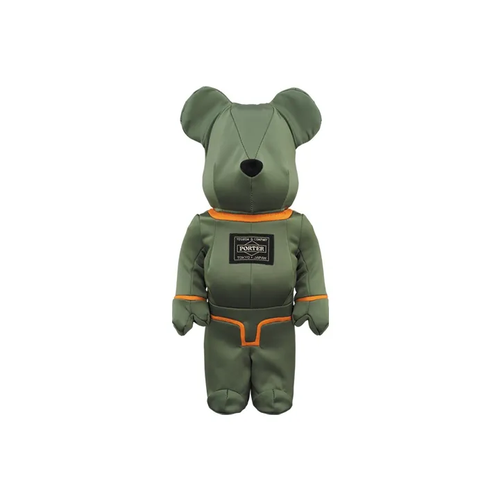 BE@RBRICK X Porter Tanker Sage Green-0
