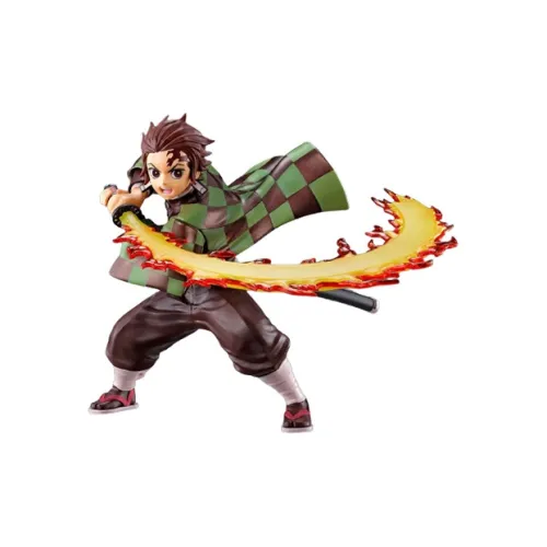 BANDAI Demon Slayer Tanjiro Kamado Kagura The God Of Fire Model Kits 13cm