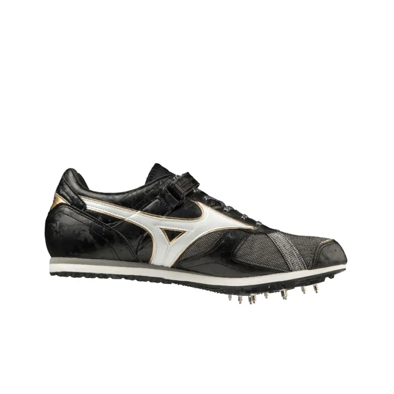 Mizuno Geo AJ C Running Shoes Unisex Low Top Black/White/Gold-1
