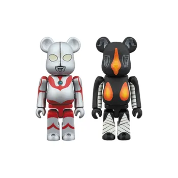 BE@RBRICK Ultraman & Zetton 2 Pack Mutli