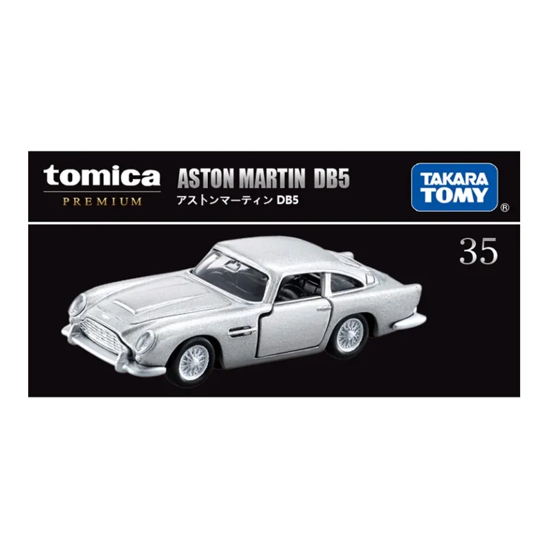 TAKARA TOMY Aston Martin TP35 Size Sports Car Black Box Alloy Car Assembled Models-1