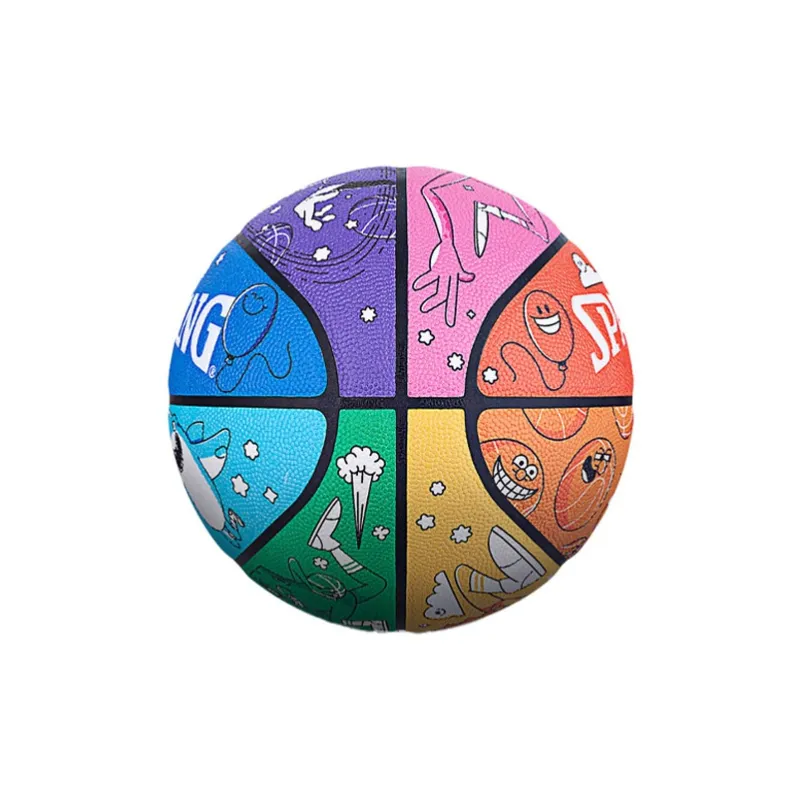 SPALDING PU Basketball Rainbow Size 7 Training Unisex-2