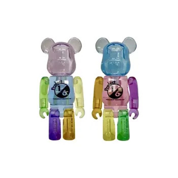 BE@RBRICK Project 1/6 JELLYBEAN Jelly Rainbow 2 Pack Set 100% Hang Tag Box 100%