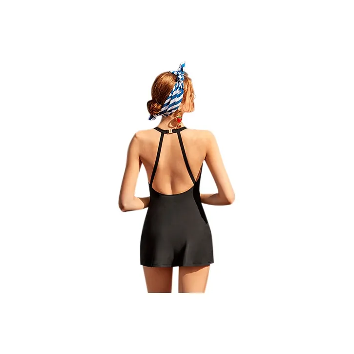 BALNEAIRE Little Black Dress Swim Dresses & Skirts Women's Black-2
