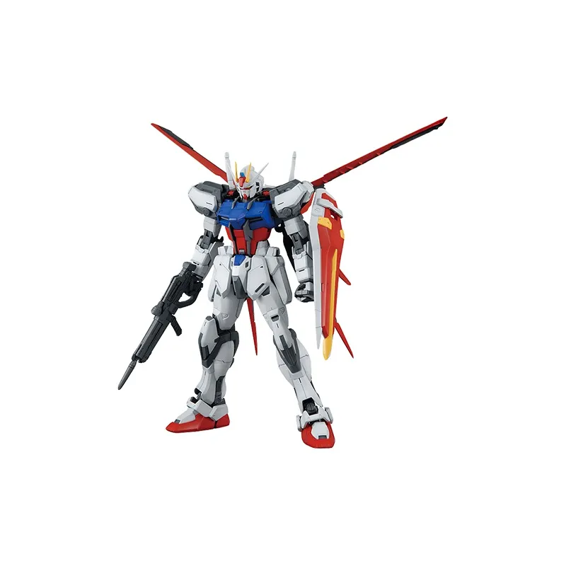 BANDAI MG 1 100 Mobile Suit Gundam SEED Air Strike Gundam VER RM Model Kits 18cm-0