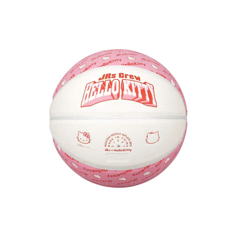 JRs x Sanrio Hello Kitty Collection PU Basketball Pink/White Size 7 Training Unisex-4
