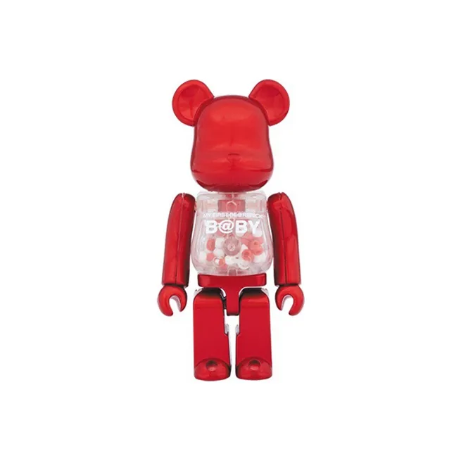 BE@RBRICK Qianqiu Collection Red Chaoqiu, Singapore Limited, Trendy Figure Hang Tag Box 100% 7cm-1