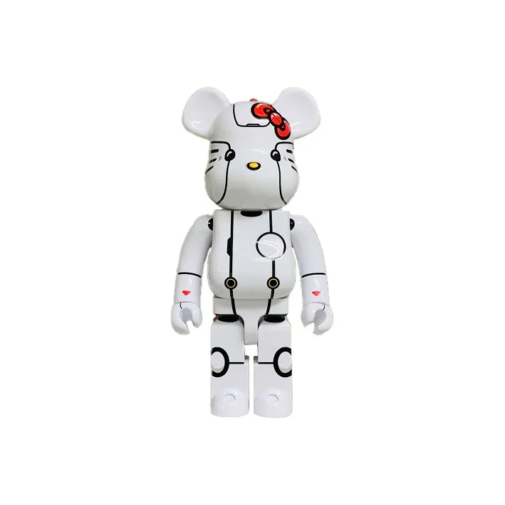 Bearbrick Robot Hello Kitty White-0