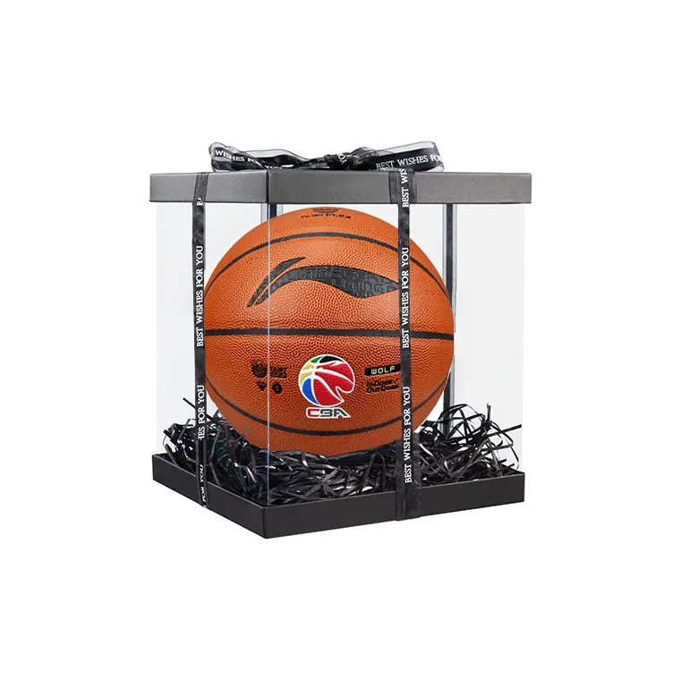 LiNing CBA Collection LBQK857 1 PU Basketball Brown Size 7 Training Unisex-5