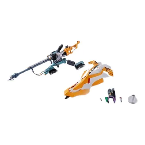 BANDAI Robot Spirits Rebuild Of Evangelion Operation Yashima Reproduction Positron Cannon +Esv+Type G Components Action Figure Yellow-1