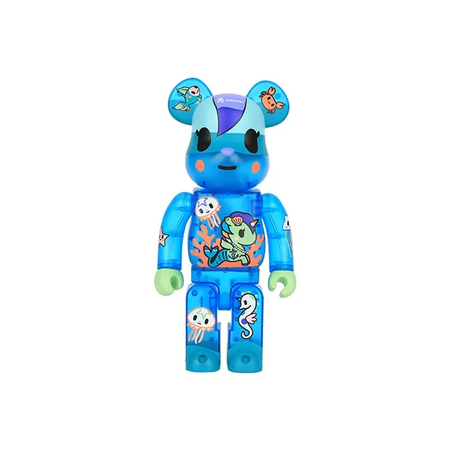 Bearbrick ActionCity X Tokidoki Mermicorno Sirena Multi-2