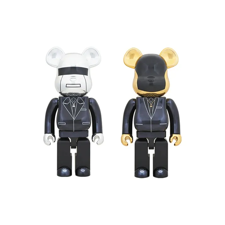 Bearbrick X Daft Punk Random Access Memories Version Silver-2