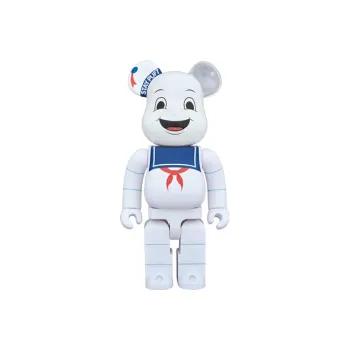 BE@RBRICK Stay Puft Marshmallow Man White Chrome Ver.