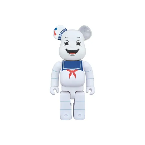 BE@RBRICK Stay Puft Marshmallow Man White Chrome Ver.