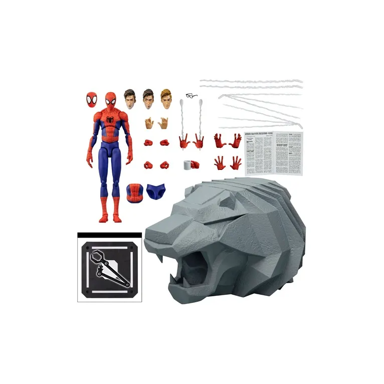 A Thousand Worth Of Practice SV Action Spider Man Parallel Universe Peter B Parker Includes Base Assembled Models 16cm-1