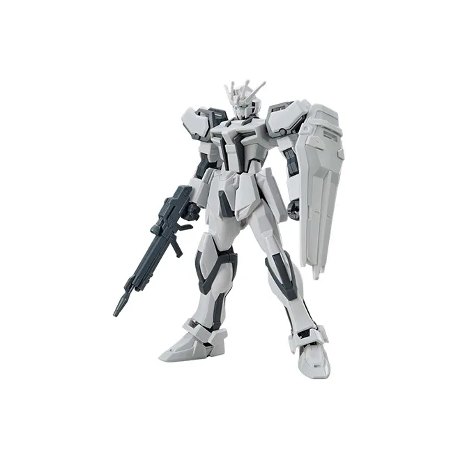 BANDAI EG 1 144 Strike Gundam White Paint Edition Model Kits-0