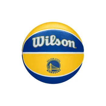 Wilson NBA Series Rubber Basketball Yellow Blue Multicolor Size 7 Ball Training Unisex