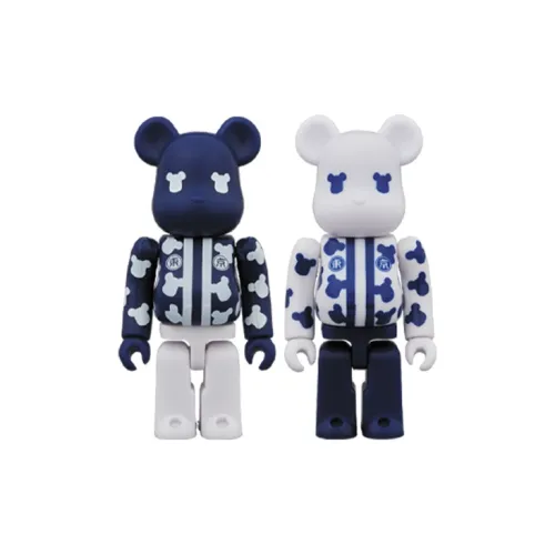 BE@RBRICK Regional Limited Tokyo Blue White Hang Tag Box 100%