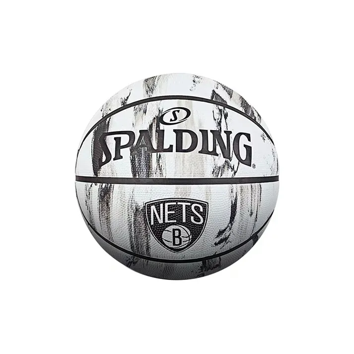 SPALDING Marble print Collection Rubber Basketball Black White Size 7 Training Unisex-0
