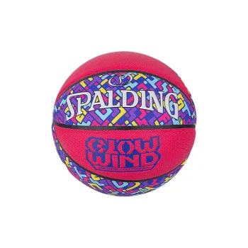 SPALDING Cyclone Series PU Basketball Pink Purple Size 7 Training Match Unisex