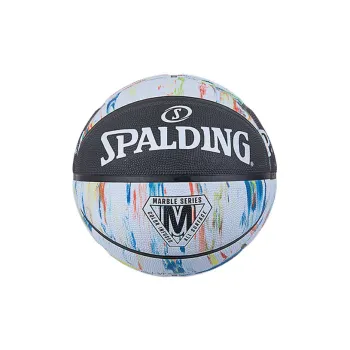SPALDING Marble print Collection Rubber Basketball Black White Size 7 Training Unisex