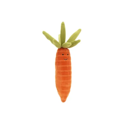 JELLYCAT Gourmet Collection Lively Vegetable Carrot Dolls Plush Doll 17cm Height