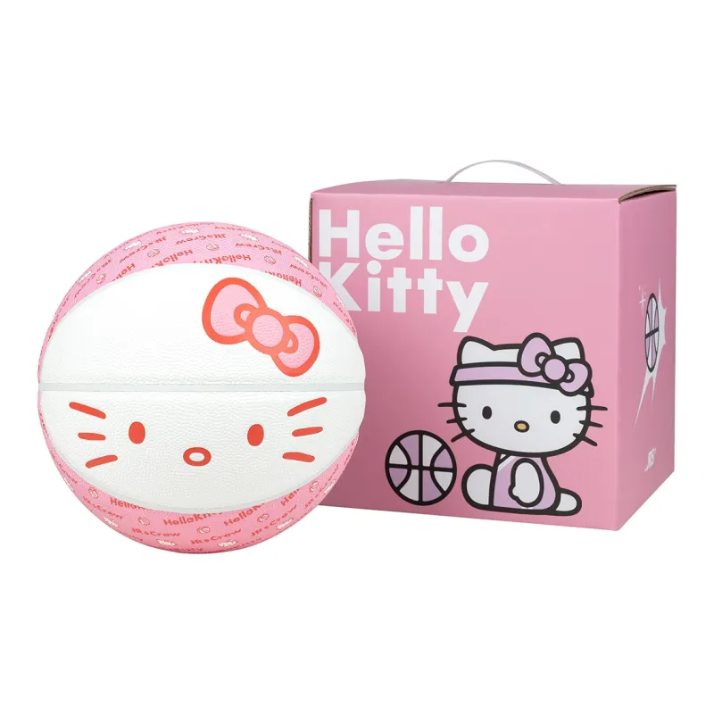 JRs x Sanrio Hello Kitty Collection PU Basketball Pink/White Size 7 Training Unisex-1