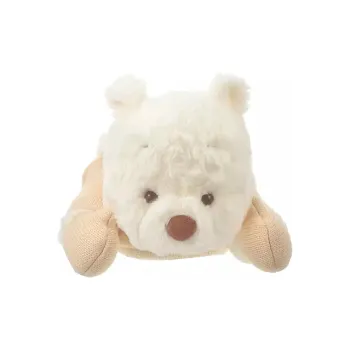 Disney Figure Print White Winnie Snoozing Dolls Plush Doll 21cm Height Tokyo Disney