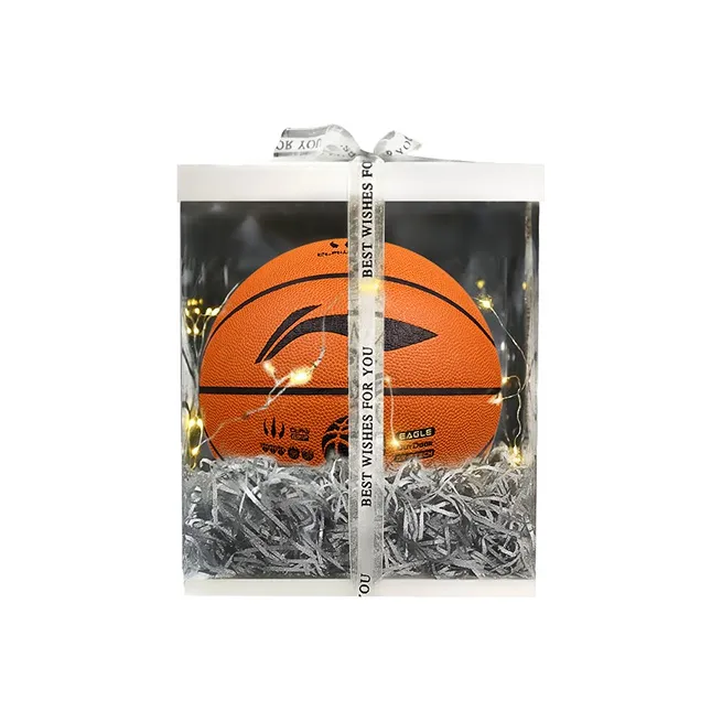 LiNing CBA Collection PU Basketball Light Brown Size 7 Training Match Unisex-5