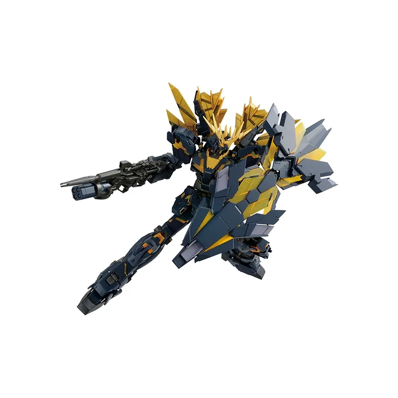 BANDAI RG 1 144 Mobile Suit Gundam Unicorn Gundam Size 2 Banshee First Limited Packaging Model Kits 13cm-2