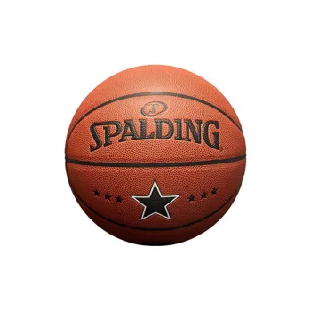 SPALDING NBA Star Series PU Basketball Brown Size 7 Ball Training Unisex