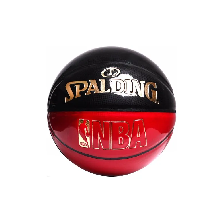 SPALDING PU Basketball Red Black Size 7 Ball Training Unisex-0