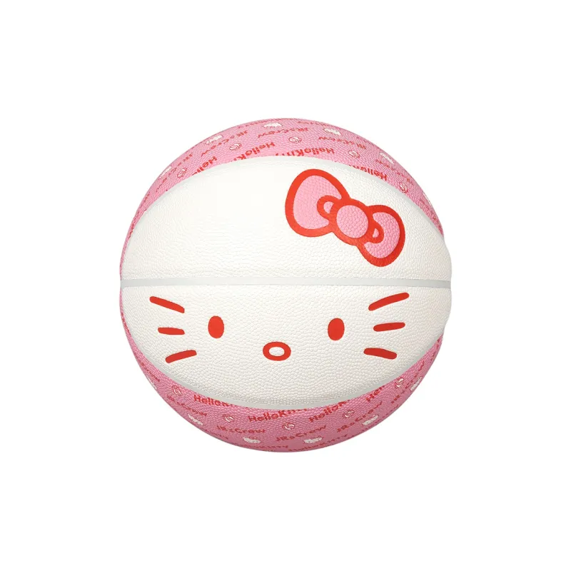 JRs x Sanrio Hello Kitty Collection PU Basketball Pink/White Size 7 Training Unisex-2