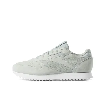 Reebok Classic Leather Running Shoes Women's Low-Top Mint Green