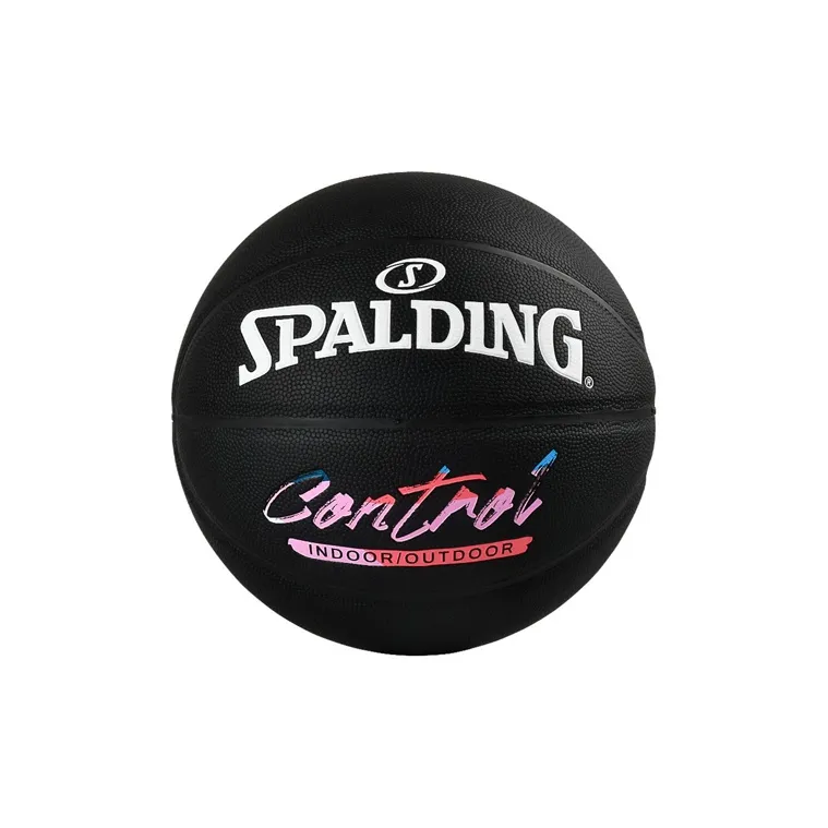 SPALDING CONTROL Series PU Basketball Black Box Size 7 Training Unisex-0