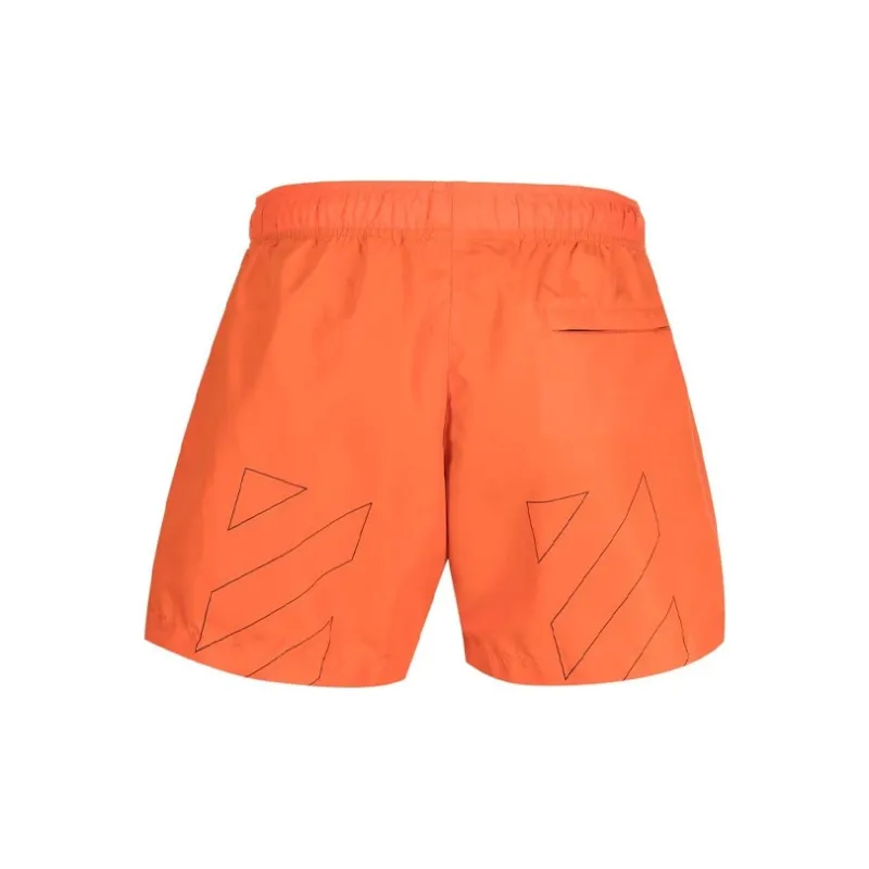 OFF WHITE Swimming Shorts Men Orange-1
