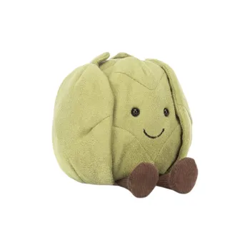 JELLYCAT Fun Food Collection Vegetable Entertainment Embracing Kohlrabi Dolls Plush Doll 11cm High