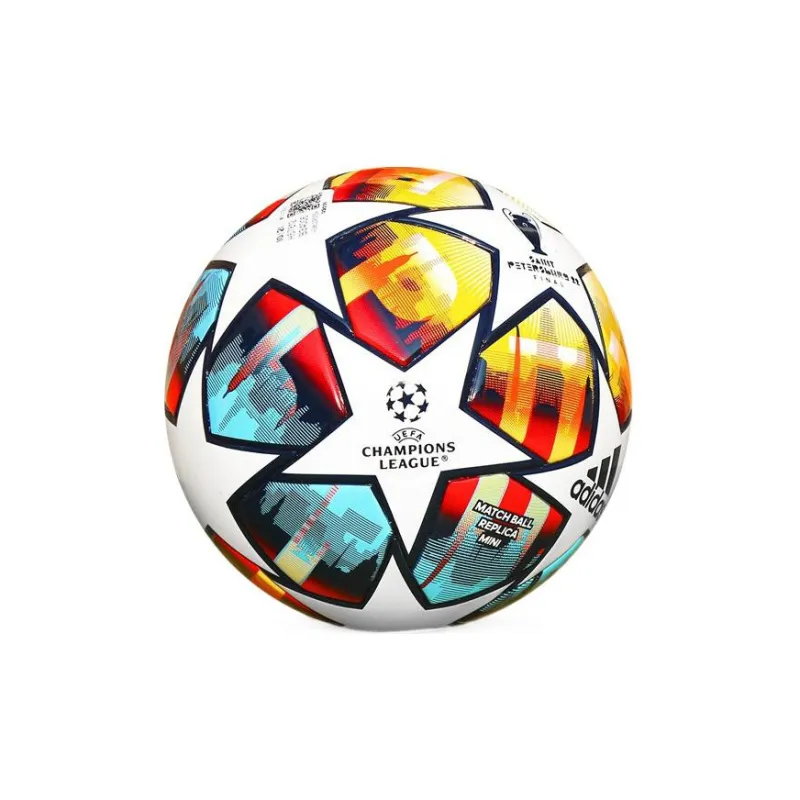 Adidas Size 1 Soccer PU Seamless Thermal bonding Unisex White/Yellow/Blue/Red-1