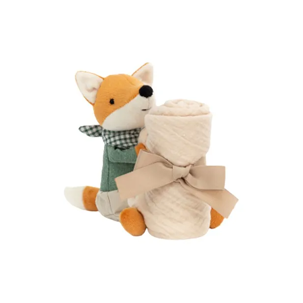 JELLYCAT Forest Animal Collection Comfort Cloth Stroll Fox Dolls Plush Doll 14cm Height-1