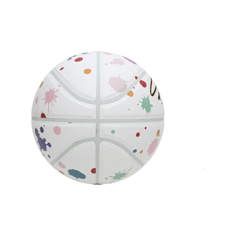 T-Mac Maddie Trendy Collection PU Basketball White Size 7 Training Unisex-2