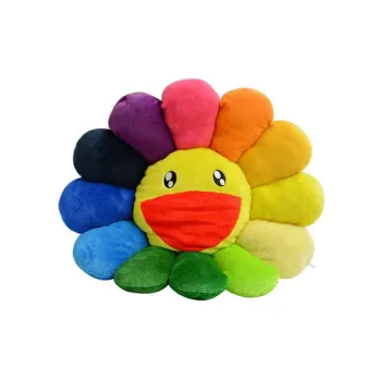 Takashi Murakami Flower Plush MoMA Exclusive 60CM Rainbow/Yellow