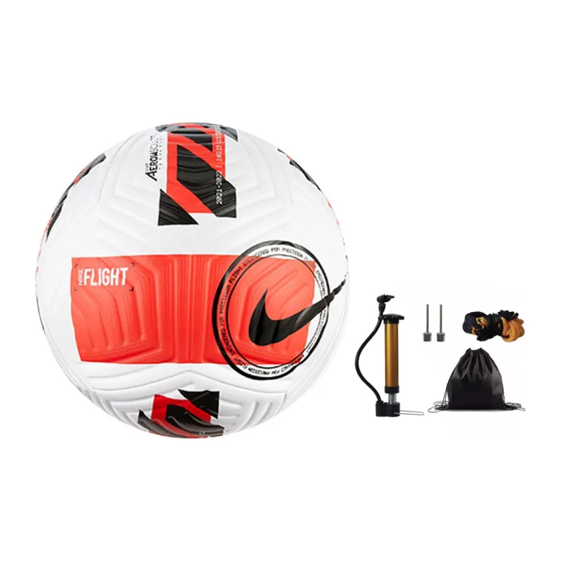 Nike Size 5 Ball Soccer PU Seamless Thermal bonding Unisex White-3
