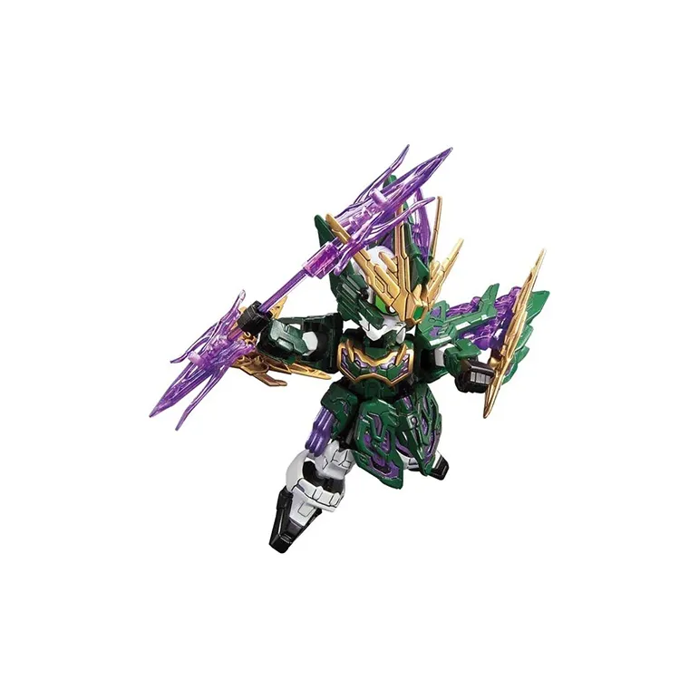 BANDAI BB Warrior SD SD Gundam World Sangoku Soketsuden Zhang He Dual Headed Dragon Gundam Model Kits-3